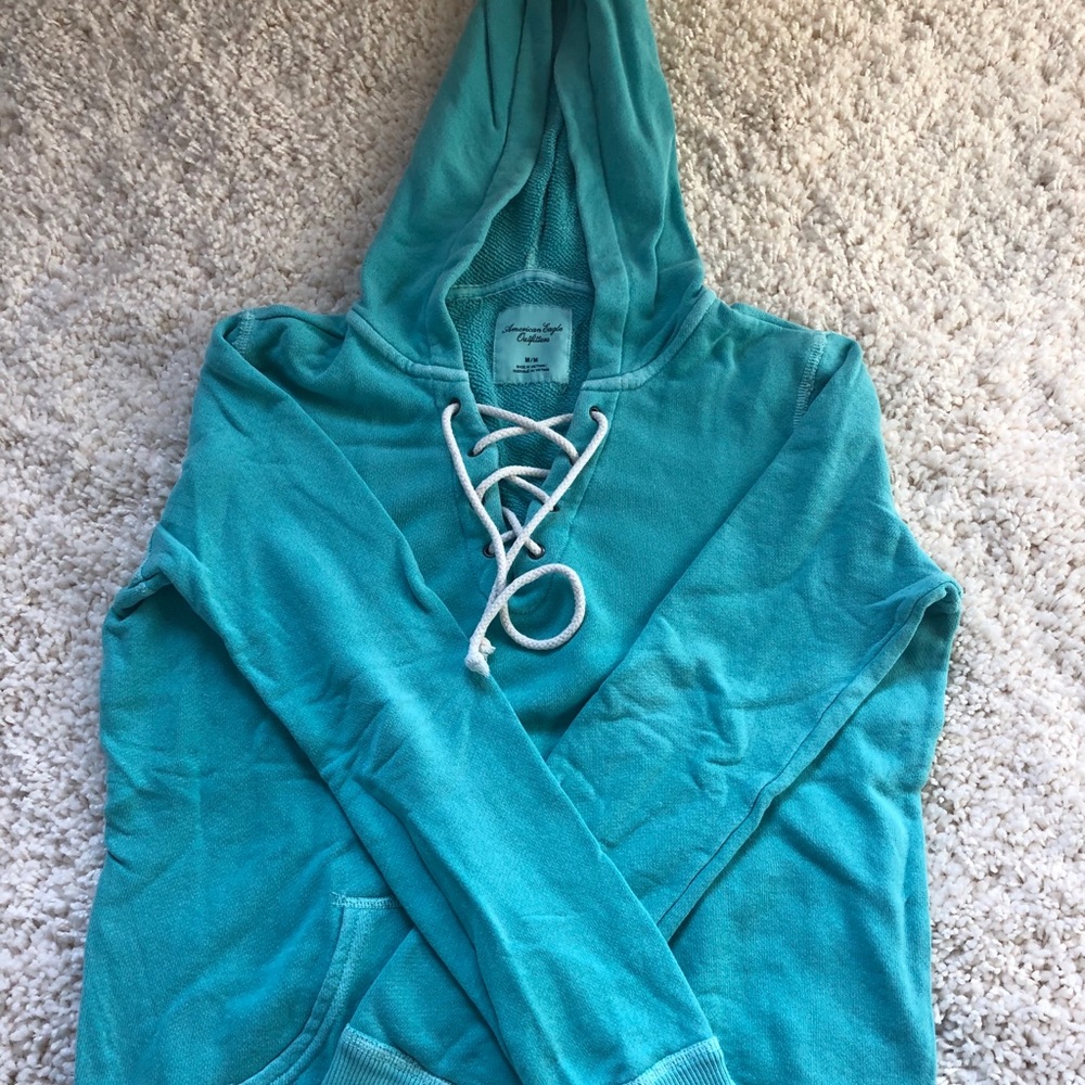 American Eagle Hockey Style Pullover Sweatshirt